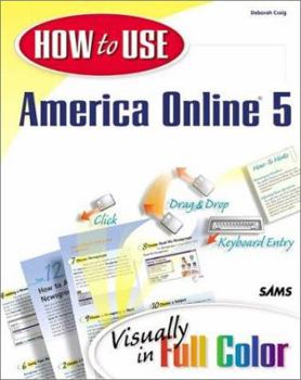 Paperback How to Use America Online 5 Book