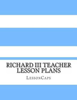 Paperback Richard III Teacher Lesson Plans Book