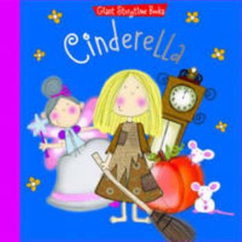 GIANT STORYTIME BOOKS. SET OF 4.,CINDERELLA, ,LITTLE RED RIDING HOOD, SLEEPING B
