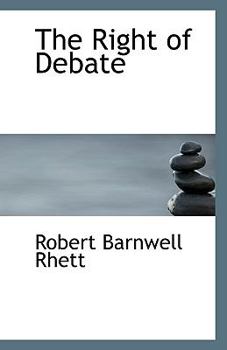 The Right of Debate
