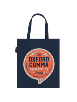 Misc. Oxford Comma Preservation Society Tote Bag Book