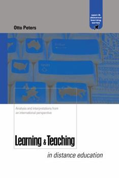 Hardcover Learning and Teaching in Distance Education: Analyses and Interpretations from an International Perspective Book