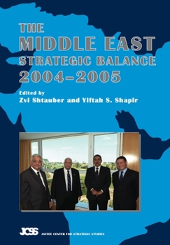 Paperback Middle East Strategic Balance, 2004-2005 Book