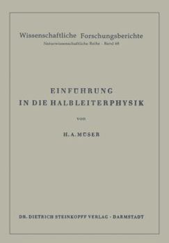 Paperback Einführung in Die Halbleiterphysik [German] Book