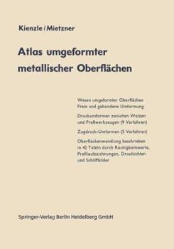 Paperback Atlas Umgeformter Metallischer Oberflächen [German] Book