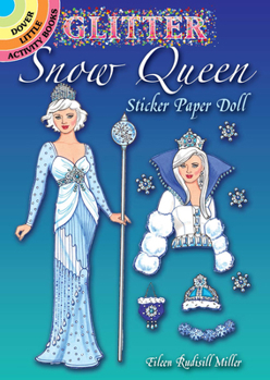 Paperback Glitter Snow Queen Sticker Paper Doll Book