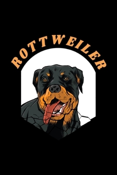 Rottweiler Notizbuch: Schönes Rottweiler Notizbuch mit 120 karierte Seiten im A5 Format (German Edition)