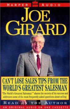 Audio Cassette Can't Lose Sales Tips from the World's Greatest Salesman Book