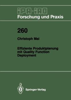Paperback Effiziente Produktplanung Mit Quality Function Deployment [German] Book