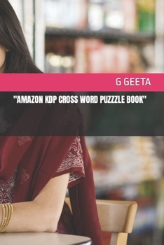 Paperback "Amazon Kdp Cross Word Puzzzle Book" Book