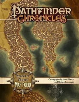 Paperback Pathfinder Chronicles: Council of Thieves Map Folio Book