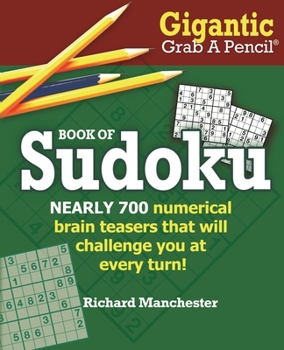 Paperback Gigantic Grab a Pencil Book of Sudoku Book