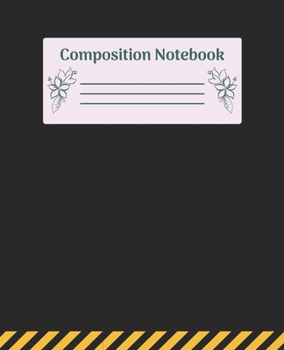 Paperback Composition Notebook: Wide Ruled Notebooks Paper - Composition Notebook (Diary, Journal) 7.5x9.25in 110 Pages Wide Ruled Notebooks Paper Book