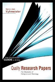 Paperback Quality Research Papers: For Students of Religion and Theology Book