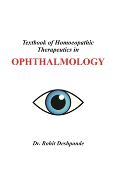 Hardcover Textbook of Homoeopathic Therapeutics in Ophthalmology Book