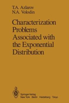 Paperback Characterization Problems Associated with the Exponential Distribution Book