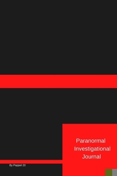 Paperback Paranormal Investigation Journal-126 pages -6x9-Inches Book