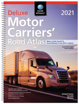 Paperback Rand McNally 2021 Deluxe Motor Carriers' Road Atlas Book