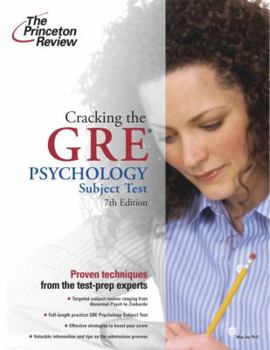 Paperback Cracking the GRE Psychology Subject Test Book