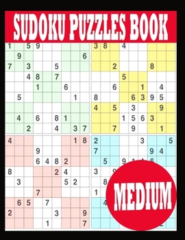 Paperback Sudoku Puzzle Book: Medium Sudoku Puzzle Book including Instructions and answer keys - Sudoku Puzzle Book for Adults Book