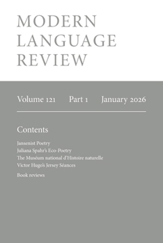 Modern Language Review (121.1) January 2026