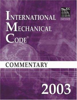 Paperback 2003 International Mechanical Code Commentary Book