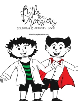 Paperback Little Monsters Coloring & Activity Book