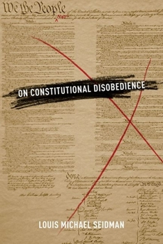 Hardcover On Constitutional Disobedience Book