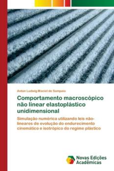 Paperback Comportamento macroscópico não linear elastoplástico unidimensional [Portuguese] Book