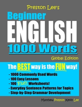 Paperback Preston Lee's Beginner English 1000 Words Global Edition Book