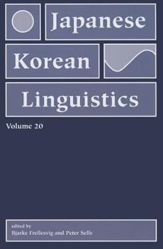 Paperback Japanese/Korean Linguistics, Volume 20: Volume 20 Book