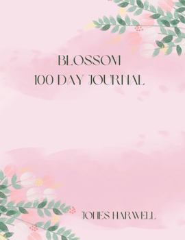 Hardcover Blossoms 100 Day Journal Book