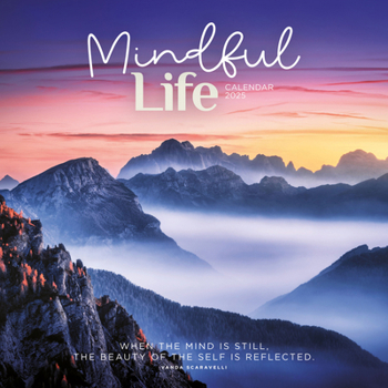 Calendar 2025 Mindful Life Wall calendar: Plastic Free Packaging Book