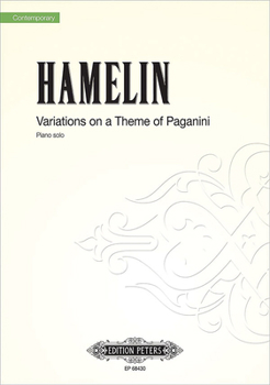 Paperback Variations on a Theme of Paganini for Piano: Sheet Book