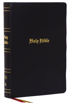 Leather Bound KJV Holy Bible: Super Giant Print with 43,000 Cross References, Black Genuine Leather, Red Letter, Comfort Print: King James Version Book