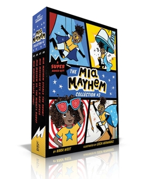Paperback The MIA Mayhem Collection #2 (Boxed Set): MIA Mayhem Stops Time!; MIA Mayhem vs. the Mighty Robot; MIA Mayhem Gets X-Ray Specs; MIA Mayhem Steals the Book