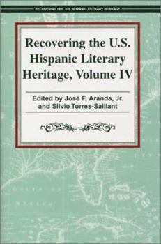 Hardcover Recovering the U.S. Hispanic Literary Heritage Book