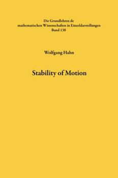 Paperback Stability of Motion Book
