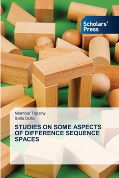 Paperback Studies on Some Aspects of Difference Sequence Spaces Book