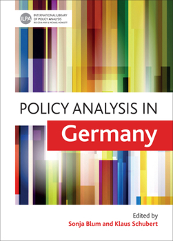 Hardcover Policy Analysis in Germany Book