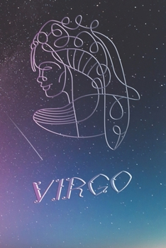 Paperback Zodiac Sign Notebook Virgo: Astrology Journal, Horoscope Notepad, Diary, 120 Pages, blanc Dot Grid, 6" x 9" Book