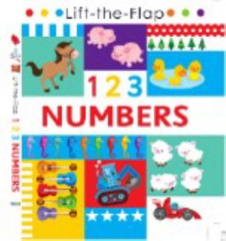 Hardcover 123 Numbers - Lift the Flap Activity Kids Books - Childrens Books, Toddler Books Book