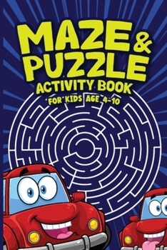 Paperback Maze and Puzzle Activity Book