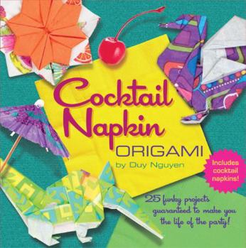 Hardcover Cocktail Napkin Origami [With Cocktail Napkins] Book