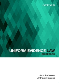 Paperback Uniform Evidence Law Guidebook Book
