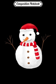 Composition Notebook: Cute Snowmen Cartoon for men women and kids Journal/Notebook Blank Lined Ruled 6x9 100 Pages