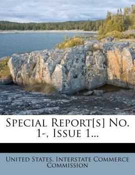 Paperback Special Report[s] No. 1-, Issue 1... Book