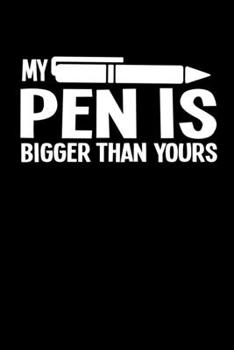 Paperback Notebook: Penis Cock Blowjob Pen Pun Gift 120 Pages, 6X9 Inches, Dot Grid Book