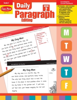 Paperback Daily Paragraph Editing, Grade 2 Teacher Edition Book