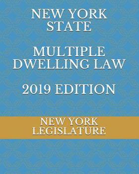 Paperback New York State Multiple Dwelling Law 2019 Edition Book